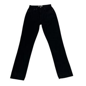 Reformation Womens 26 Black Stevie Ultra High Rise Jeans Closet Staple Casual